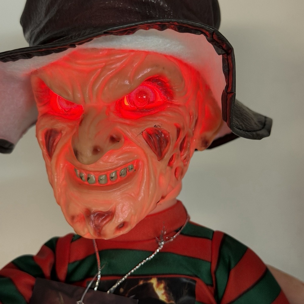 Freddy Krueger Nightmare On Elm Street Doll 14" Mexican Bootleg KO Horror Lights - Picture 8 of 8
